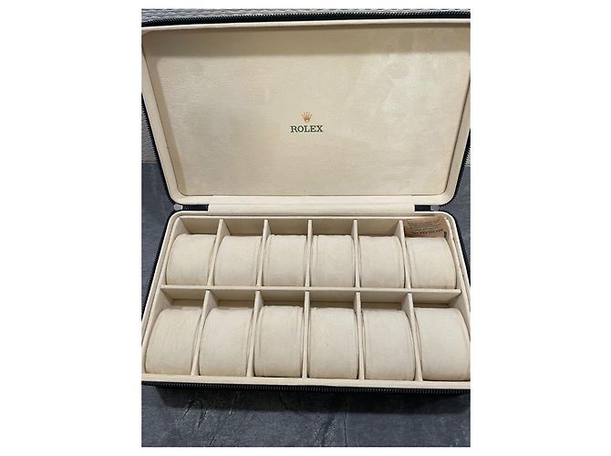 Rolex Uhrenbox braunes Leder - Ansicht 4