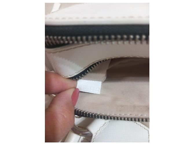 Marc Jacobs Borsa a tracolla The Snapshot in pelle bianca - vista 10