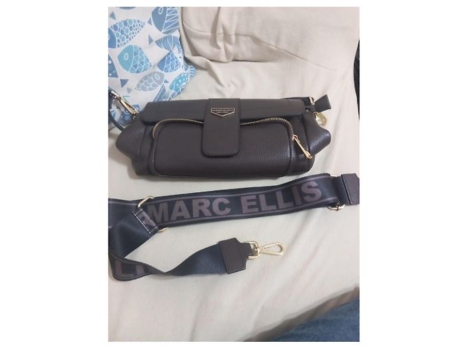 Autre Marque Marc Ellis Borsa a Tracolla in Pelle Marrone - vista 8