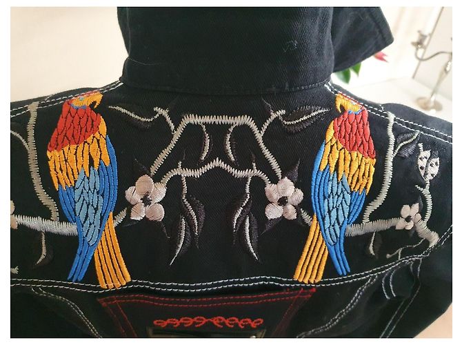 John Galliano Bestickte Denimjacke - Ansicht 10