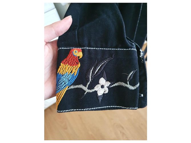 John Galliano Bestickte Denimjacke - Ansicht 12