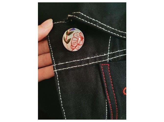 John Galliano Bestickte Denimjacke - Ansicht 14