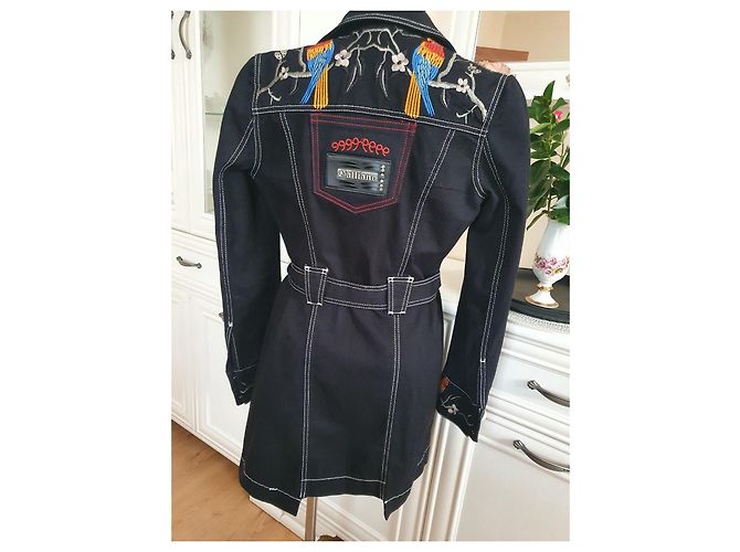 John Galliano Bestickte Denimjacke - Ansicht 3
