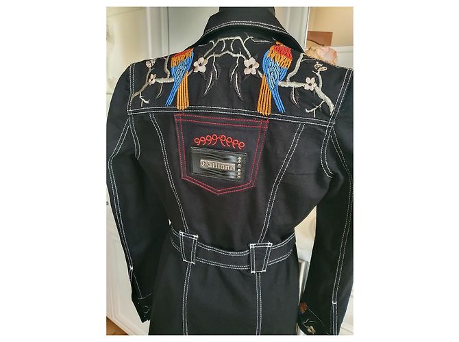 John Galliano Bestickte Denimjacke - Ansicht 7