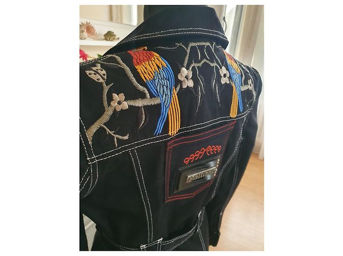 John Galliano Bestickte Denimjacke - Ansicht 8