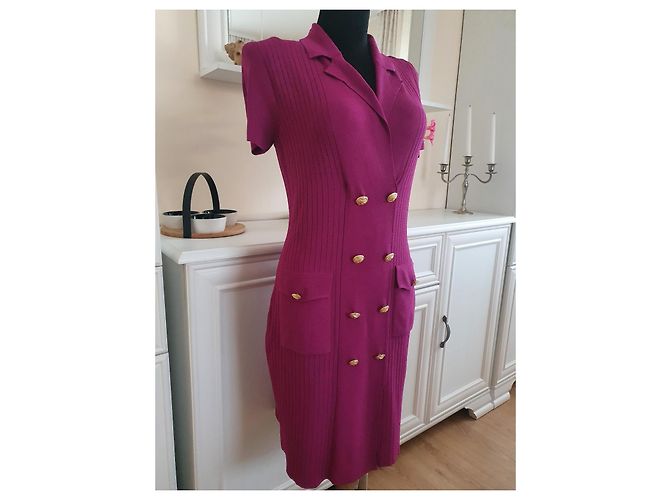 Vestido de punto Luisa Spagnoli Magenta - vista 10