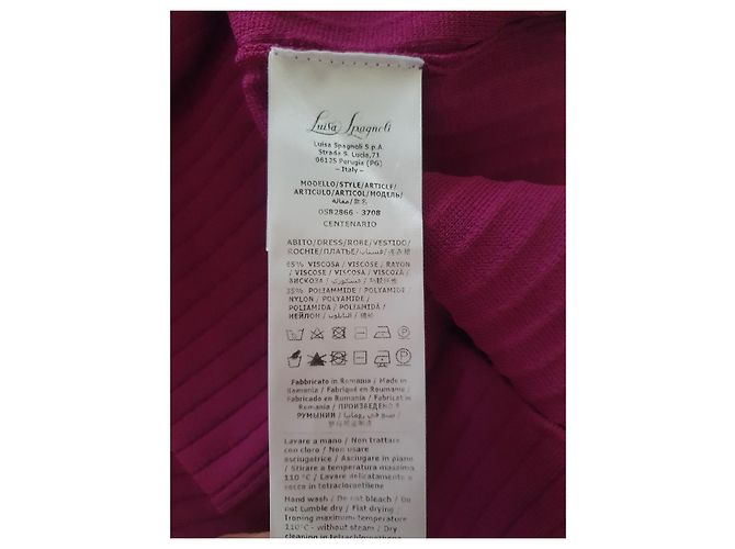 Vestido de punto Luisa Spagnoli Magenta - vista 2