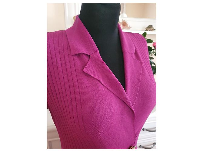 Vestido de punto Luisa Spagnoli Magenta - vista 5