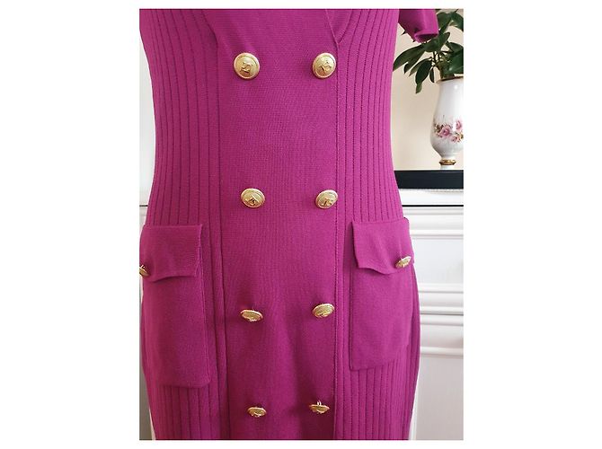 Vestido de punto Luisa Spagnoli Magenta - vista 6