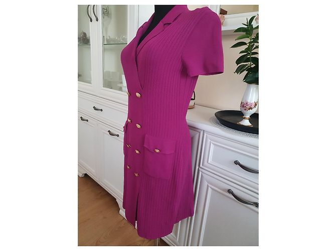 Vestido de punto Luisa Spagnoli Magenta - vista 9