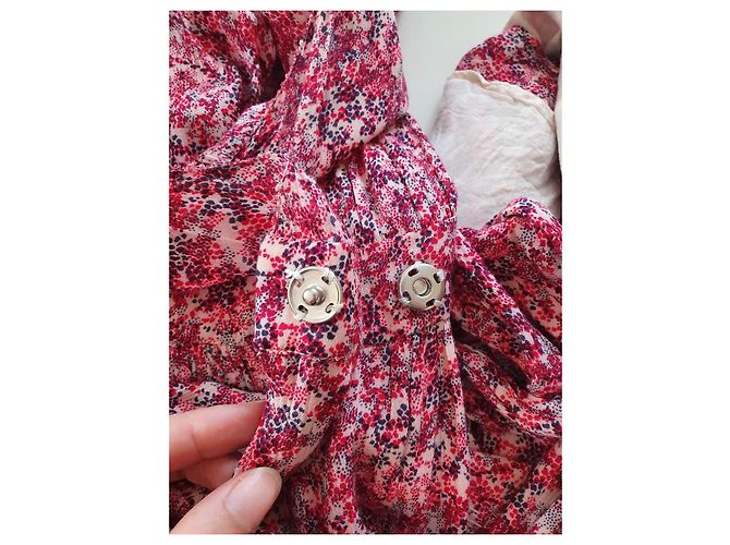 Ba&sh Viskose Wickelkleid mit Blumenprint - Ansicht 2