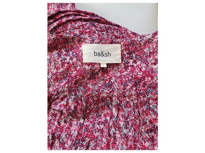 Ba&sh Viskose Wickelkleid mit Blumenprint - Ansicht 3