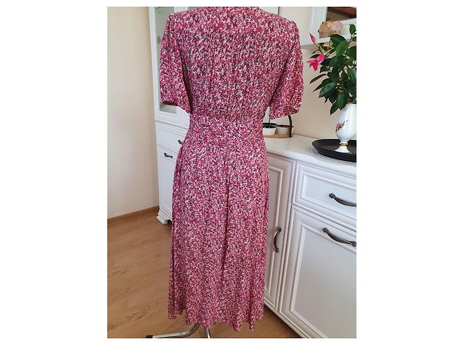 Ba&sh Viskose Wickelkleid mit Blumenprint - Ansicht 6