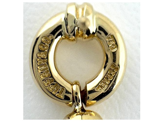 Autre Marque Orecchini a lobo in perle e oro giallo Tiffany & Co. - vista 6