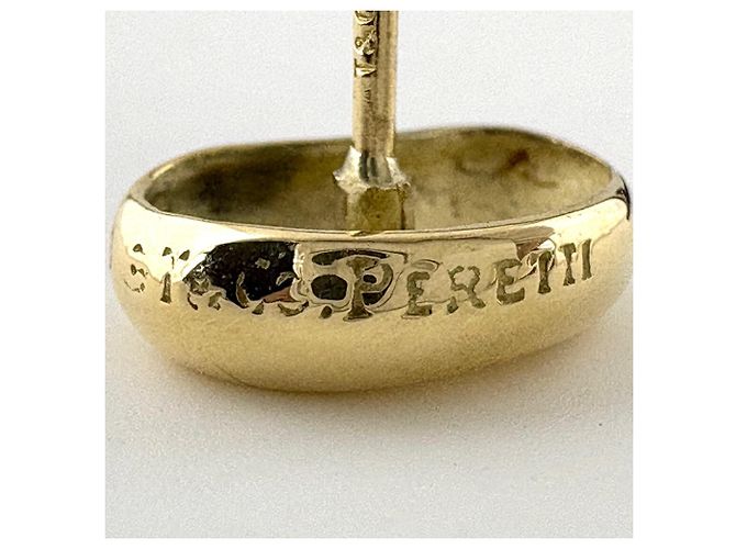 Autre Marque Orecchini a lobo Tiffany & Co. Bean in oro giallo - vista 5
