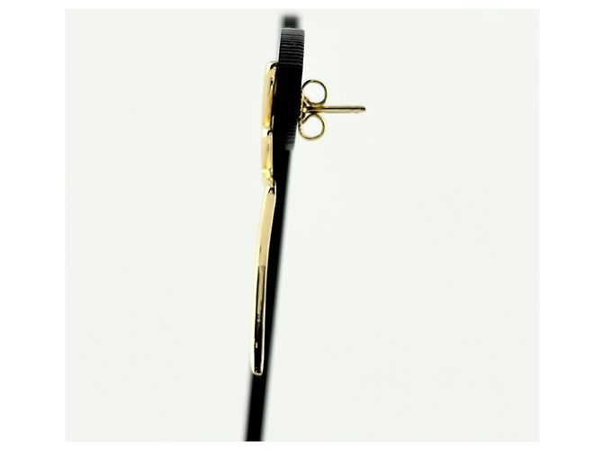 Autre Marque Boucles d'oreilles Tiffany & Co. Scribble en or jaune Paloma Picasso - vue 2