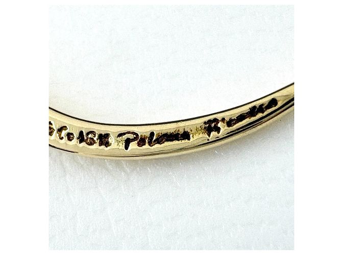 Autre Marque Boucles d'oreilles Tiffany & Co. Scribble en or jaune Paloma Picasso - vue 7