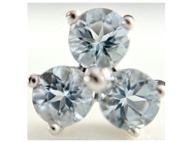 Autre Marque Pendientes de botón Tiffany & Co. Aria Aquamarine - vista 2