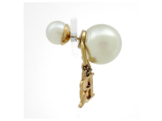 Orecchini a lobo Christian Dior placcati in oro - vista 2