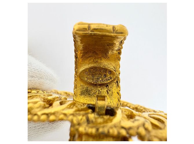Orecchini a clip Chanel Gold - vista 5
