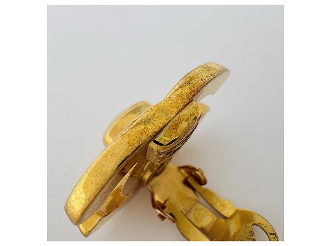 Orecchini a clip Chanel Gold - vista 4