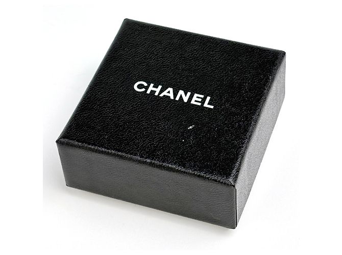 Chanel vergoldete Brosche mit Farbedelstein - Ansicht 5
