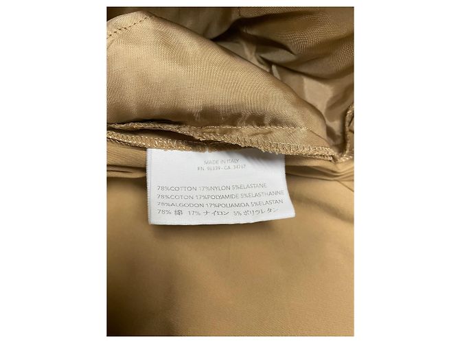 Autre Marque Pantalones Prada años 90 de algodón beige - vista 4