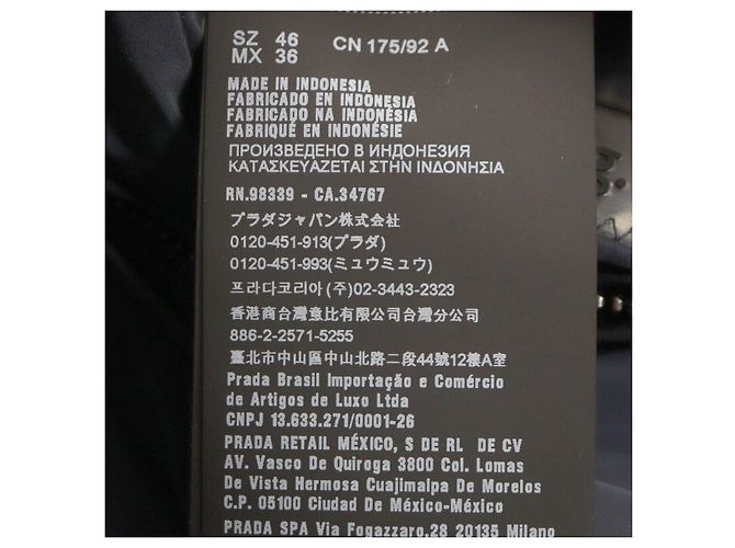 Giacca Prada in nylon - vista 14