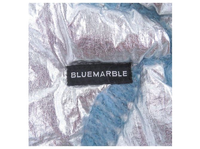 Autre Marque Giacca Bomber BLUE MARBLE Giacca con cappuccio in poliestere - vista 5