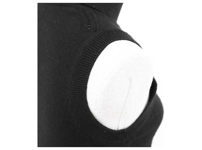 Céline Chaleco de punto 100% cashmere con bordado Triomphe CELINE - vista 11