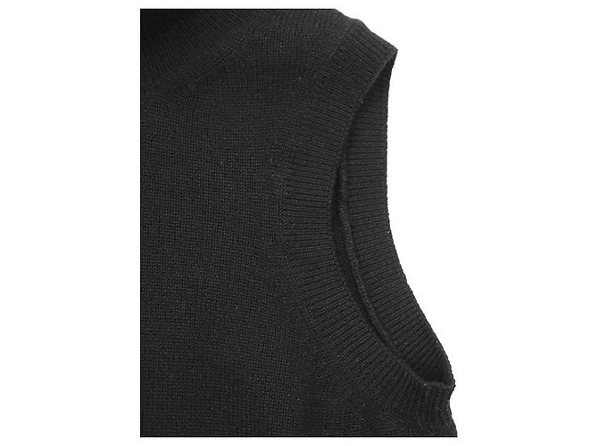 Céline Chaleco de punto 100% cashmere con bordado Triomphe CELINE - vista 14