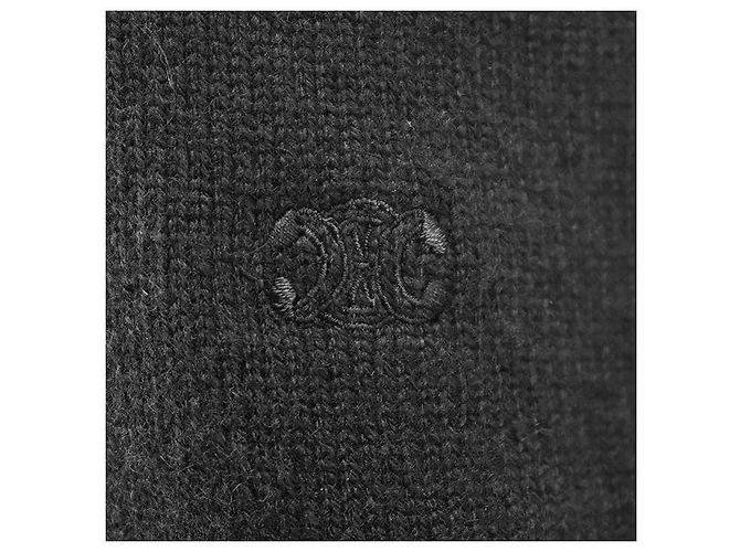 Céline Chaleco de punto 100% cashmere con bordado Triomphe CELINE - vista 4