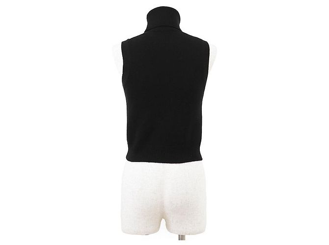 Céline Chaleco de punto 100% cashmere con bordado Triomphe CELINE - vista 6