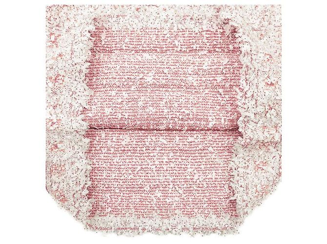 Falda Chanel de mezcla de fibras y cinta de tweed fancy - vista 8