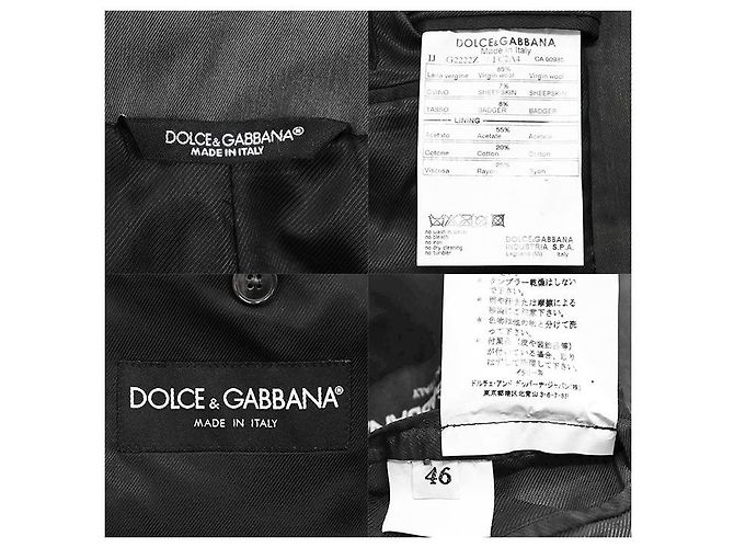 Dolce & Gabbana Chaqueta de piel de tejón de lana y piel de oveja Dolce&Gabbana - vista 10