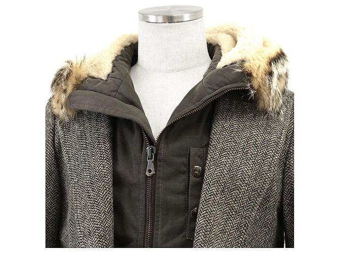 Dolce & Gabbana Chaqueta de piel de tejón de lana y piel de oveja Dolce&Gabbana - vista 14