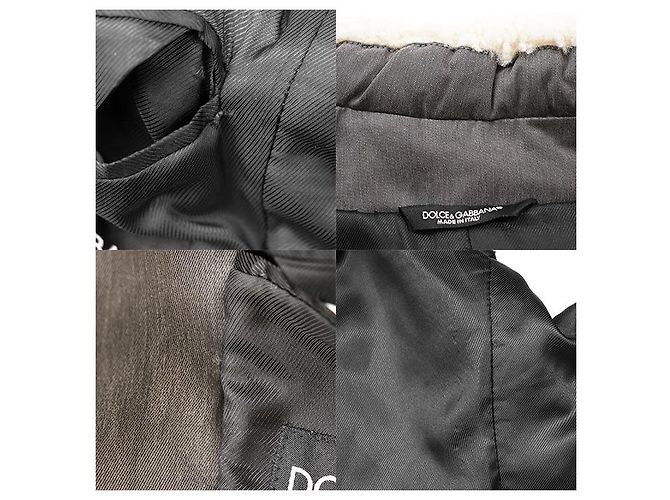 Dolce & Gabbana Chaqueta de piel de tejón de lana y piel de oveja Dolce&Gabbana - vista 9