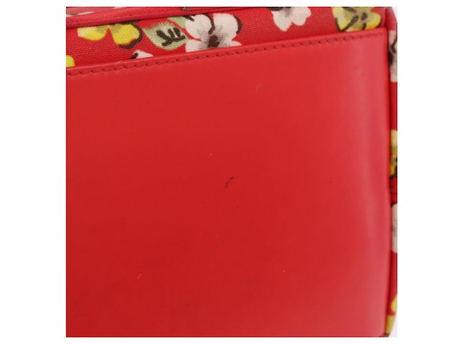 Balenciaga Navy Cabas S Tote Bag Canvas Red Silver 339933 - vista 13