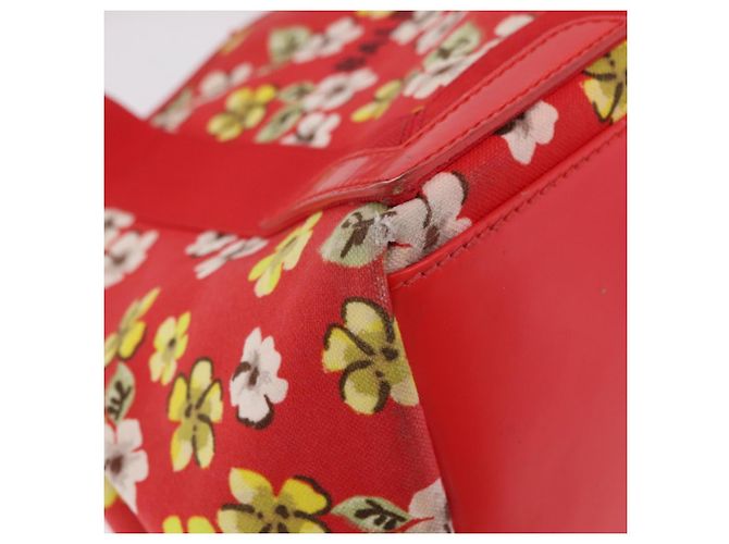 Balenciaga Navy Cabas S Tote Bag Canvas Red Silver 339933 - vista 14