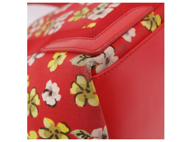 Balenciaga Navy Cabas S Tote Bag Canvas Red Silver 339933 - vista 16
