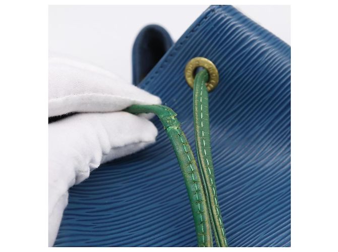 LOUIS VUITTON Epi Noe Shoulder Bag Bicolor Green Blue M44044 LV - vista 10