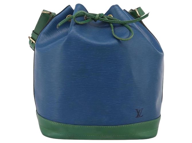 LOUIS VUITTON Epi Noe Shoulder Bag Bicolor Green Blue M44044 LV - vista 13