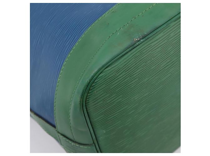 LOUIS VUITTON Epi Noe Shoulder Bag Bicolor Green Blue M44044 LV - vista 14