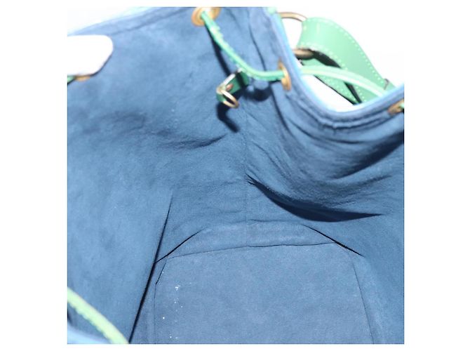 LOUIS VUITTON Epi Noe Shoulder Bag Bicolor Green Blue M44044 LV - vista 18