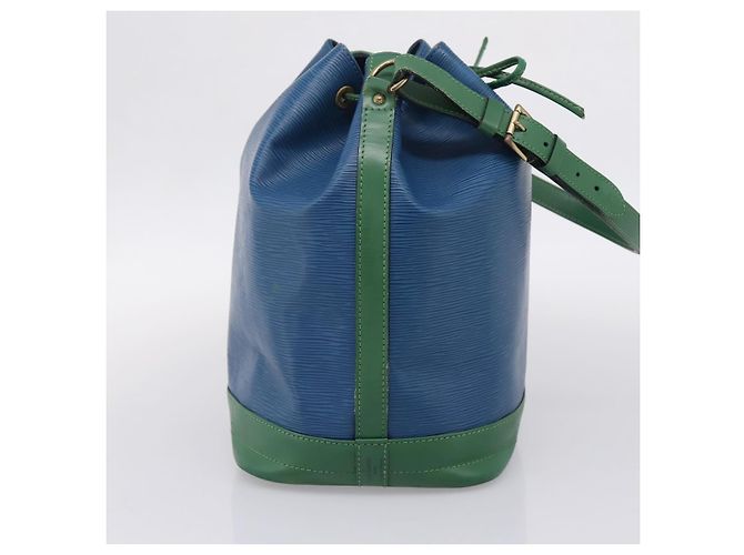LOUIS VUITTON Epi Noe Shoulder Bag Bicolor Green Blue M44044 LV - vista 3