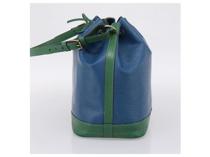LOUIS VUITTON Epi Noe Shoulder Bag Bicolor Green Blue M44044 LV - vista 4