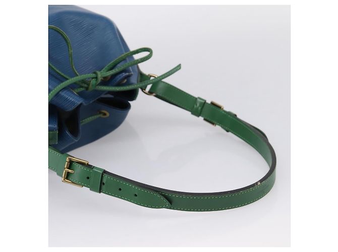LOUIS VUITTON Epi Noe Shoulder Bag Bicolor Green Blue M44044 LV - vista 7