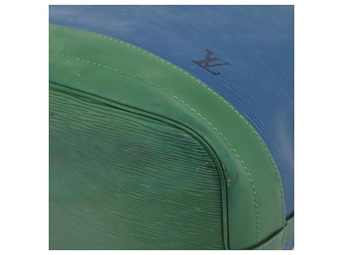 LOUIS VUITTON Epi Noe Shoulder Bag Bicolor Green Blue M44044 LV - vista 9