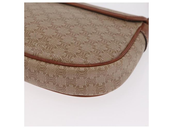 Céline CELINE Macadam Canvas Shoulder Bag PVC Beige Gold - vista 10