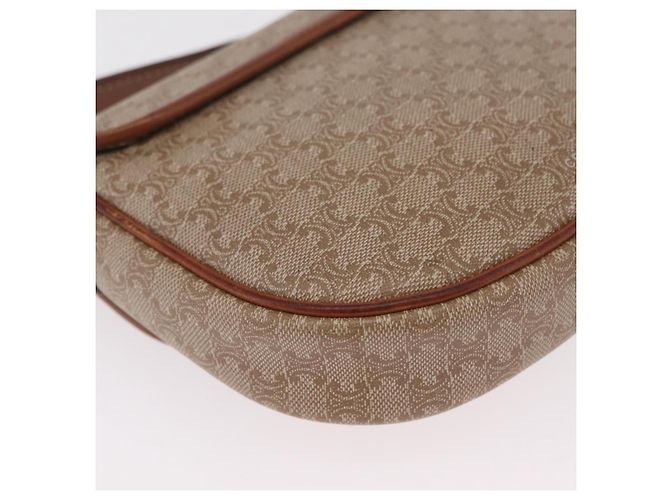 Céline CELINE Macadam Canvas Shoulder Bag PVC Beige Gold - vista 18